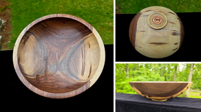 South Carolina man carves 'storm bowls' out of trees brought down by Helene