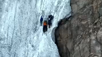 Snowboarder airlifted during intense mountain rescue after 100 foot fall - Fox News