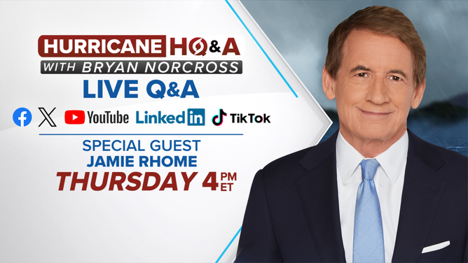 A live Q&A with Bryan Norcross happening Thursday at 4 p.m. ET.