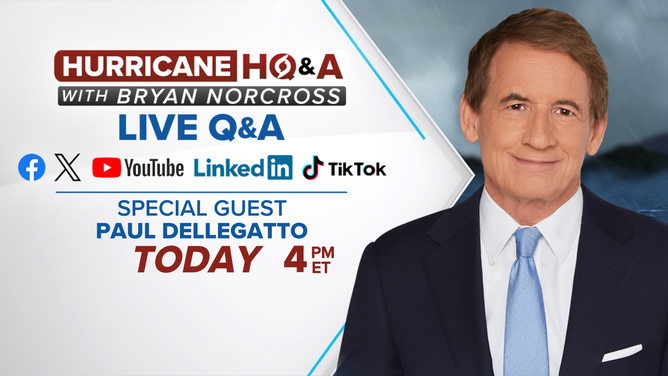 Join FOX Weather Hurricane Specialist Bryan Norcross and FOX 13 Tampa Bay Chief Meteorologist Paul Dellegatto for a live Q&A discussing the latest on the tropics and a look back at Hurricane Helene.