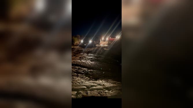 A hiker in Utah was rescued after being swept 300 feet downstream amid flash flooding.