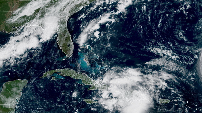 This is satellite imagery of Invest 94L.