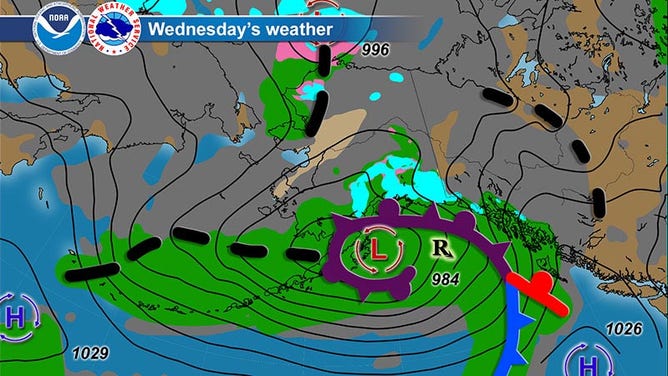 Alaska Wednesday Forecast