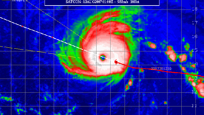 Hurricane Flossie (2013) satellite photo