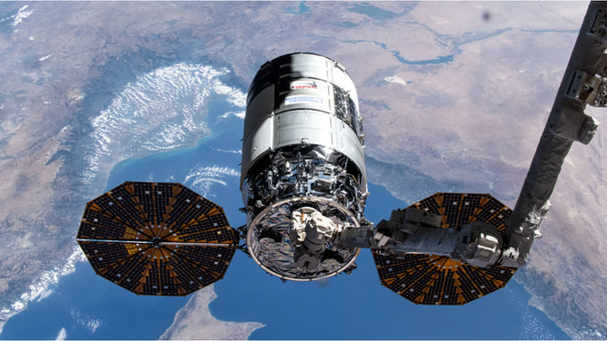 File photo: Northrop Grumman's Cygnus spacecraft pictured in the grips of the space station's Canadarm2 on Aug. 6, 2024.