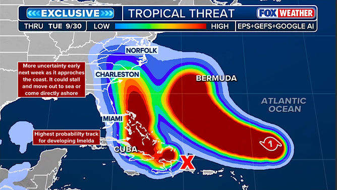 Bryan Norcross: Does potential Tropical Storm Imelda make landfall in the Southeast or turn out to sea?