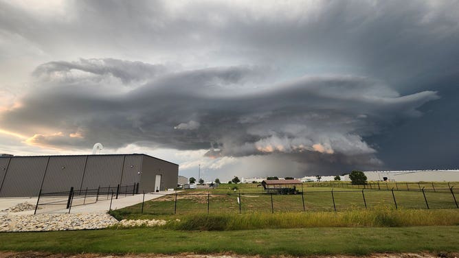 Storms outside of Wichita, Kansas on 9/3/2025.