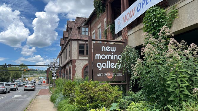 New Morning Gallery is back open. They offer a diverse variety of American art to view.