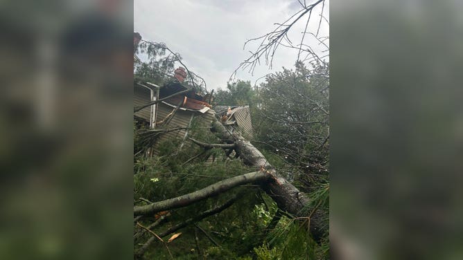 Severe storm damage in Holyoke, MA. (9/6/2025)