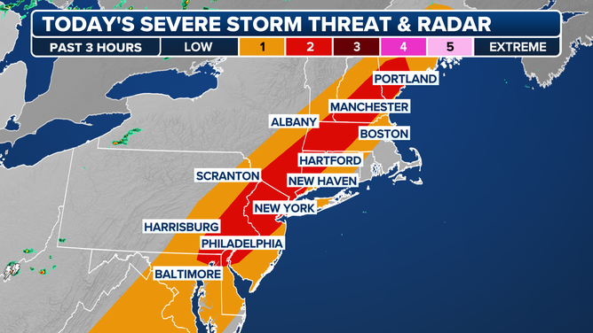Saturday severe weather forecast 9/5/2025