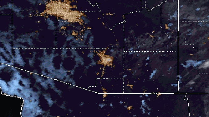 Arizona satellite animation from Sept. 13, 2025