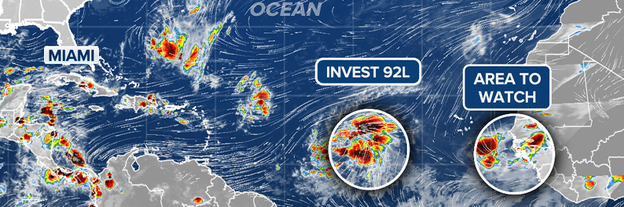 Invest 92L likely to become Tropical Storm Gabrielle soon as new tropical threat emerges in Atlantic