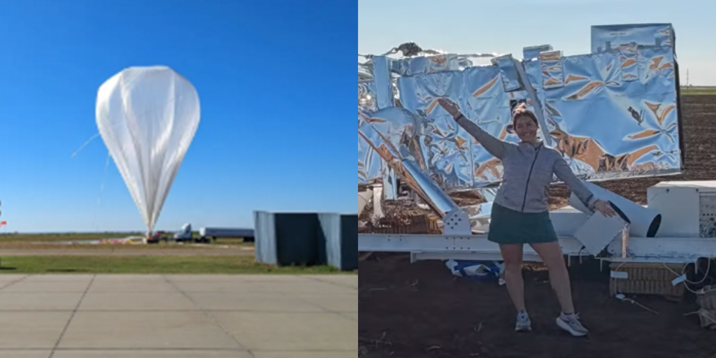 Giant NASA balloon surprises rural Texas farm town