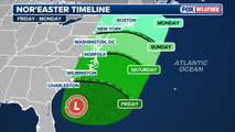 Developing nor'easter triggers high wind alerts, flood watches for millions along the East Coast