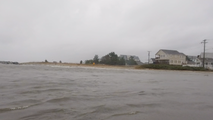 Video: Delaware beach overtaken by extreme high tide as nor'easter batters East Coast
