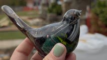 North Carolina artist creates ‘Bluebirds of Hope’ from glass shattered by Helene