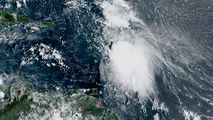 Tropical Storm Jerry impacted by wind shear as storm gets set to swirl past Leeward Islands