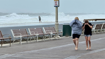 Nor'easter slamming mid-Atlantic, Northeast leading to coastal flooding, tropical-storm-force wind gusts