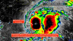 Bryan Norcross: Relentless impacts in Jamaica, Haiti, and the Dominican Republic forecast from Melissa