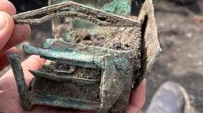 Bronze box from ancient Roman Empire discovered in Eastern Europe