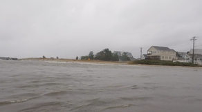 Video: Delaware beach overtaken by extreme high tide as nor'easter batters East Coast