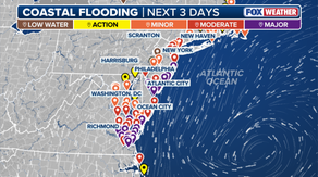 State of emergency declared as nor'easter brings 'major' coastal flooding threat to New Jersey, Delaware