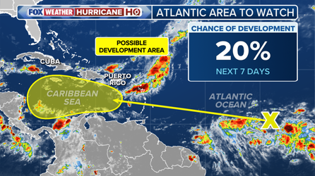New area to watch for tropical development emerges in Atlantic Ocean