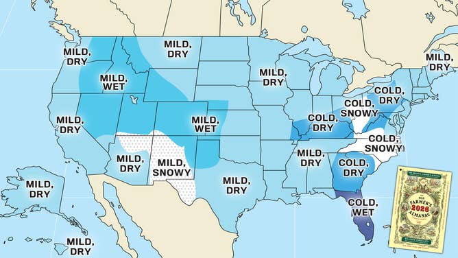 Old Farmer's Almanac Winter Outlook 2025-26