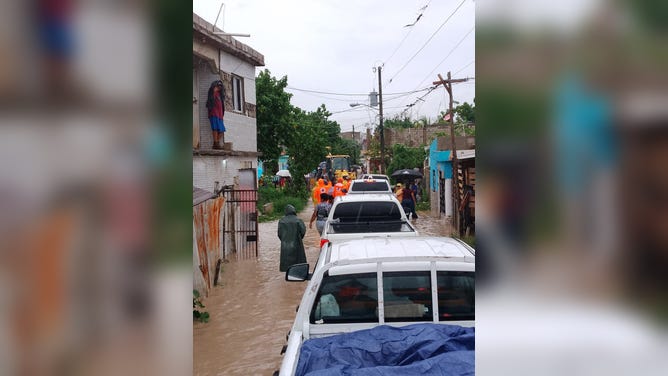 Damage in Dominican Republic from TS Melissa
