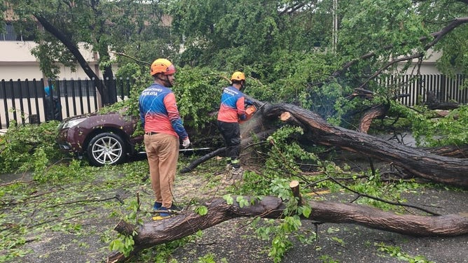 Damage in Dominican Republic from TS Melissa