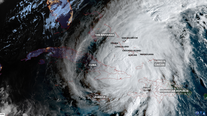 Satellite image of Melissa.