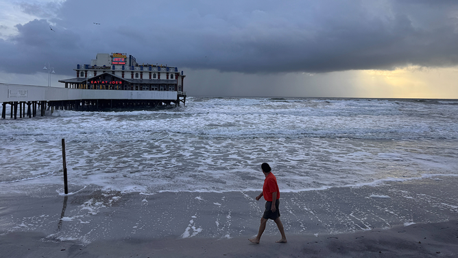Sunrise in Daytona Beach on Sunday, October 5, 2025.