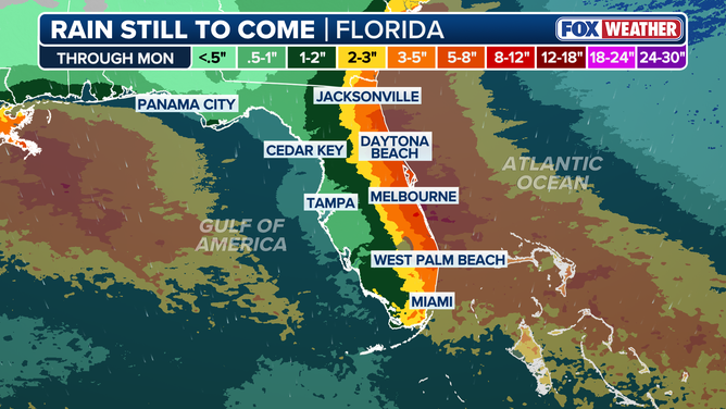 Tropical disturbance fuels Florida wet weekend, flooding threat