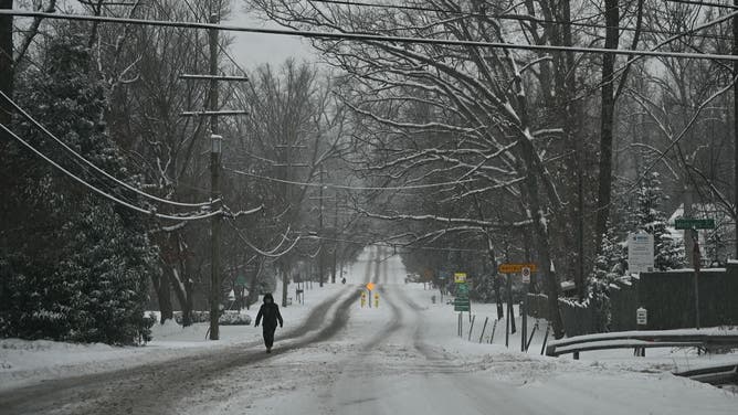 Photo of snowfall in the U.S.
