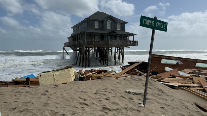 Watch: Drone video shows scene of 7 homes that crumbled into the Atlantic this week
