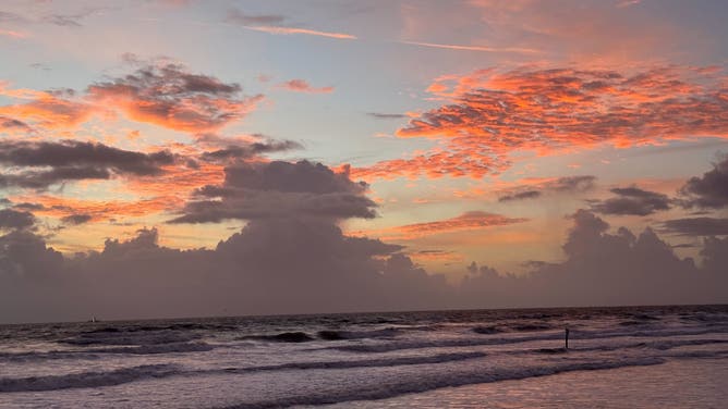 Sunrise in Daytona Beach on Sunday, October 5, 2025.