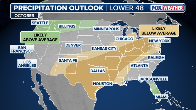 October precipitation outlook