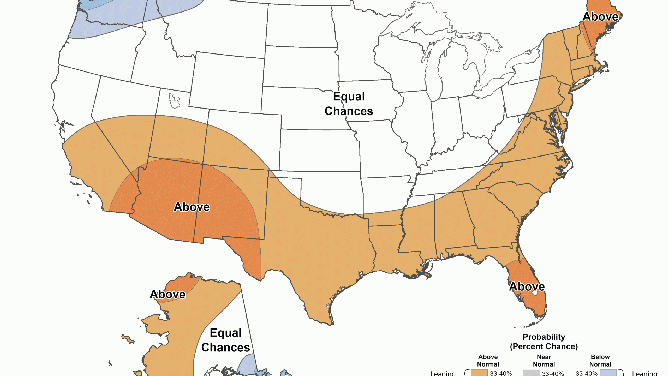 Temperature outlook 2025-26