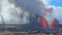 See it: Large 'volnadoes' swirl during volcanic eruption in Hawaii