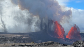 See it: Large 'volnadoes' swirl during volcanic eruption in Hawaii