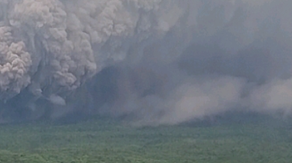 Volcanic eruption at Indonesia's Mount Semeru sends ash over 6,500 feet into the sky, threatening air traffic