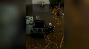 Watch: Two California roommates rescue Vietnam War veteran trapped in deep floodwaters