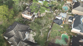 See It: Drone video shows destructive trail left behind by radar-confirmed tornado outside Houston