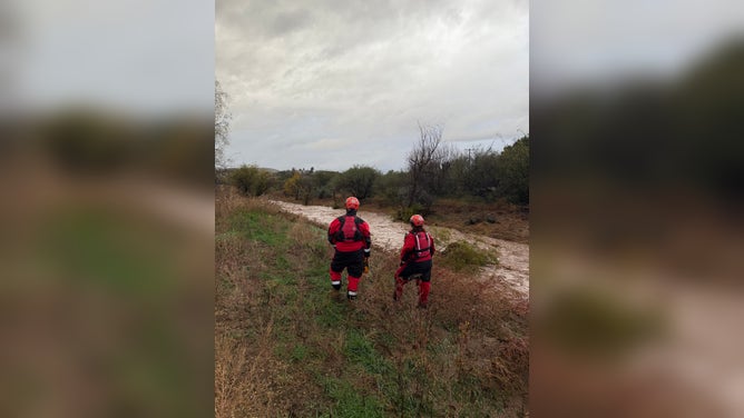 Search and rescue operations continued Wednesday for the missing 70-year-old man who was swept away during flooding.