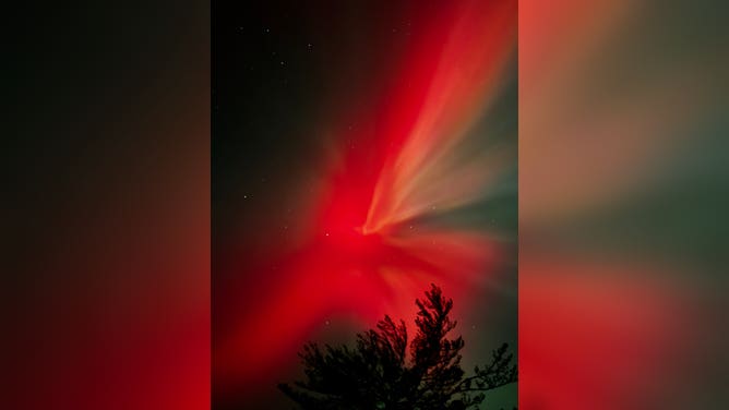 Northern Lights over Northern Minnesota