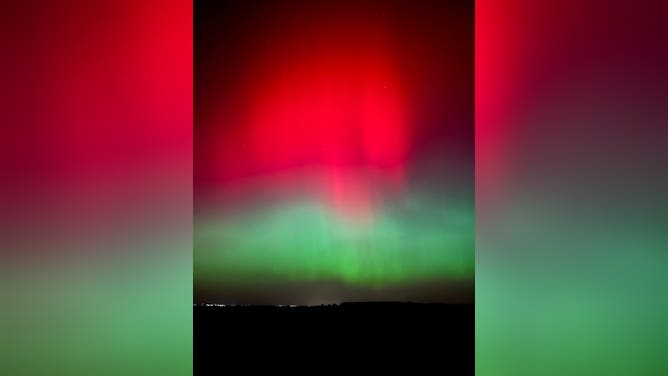 Northern Lights over Blair, NE