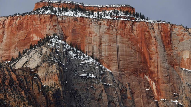 A general view of Zion National Park, Utah, on February 9, 2017.