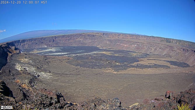 Kilauea summit caldera before eruption episodes began