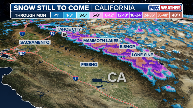 Snow still to come in California 11-15