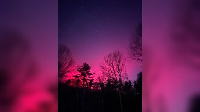 Northern Lights over Spruce Pine, NC